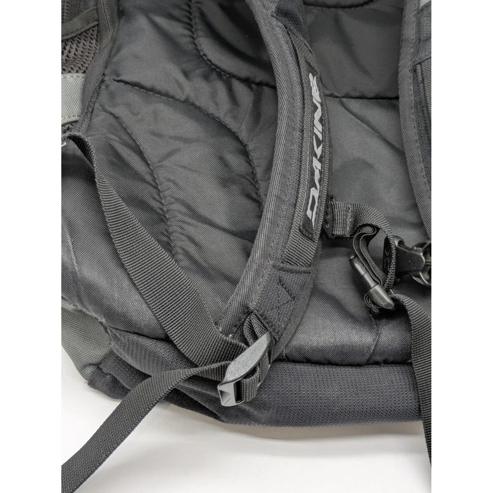 Dakine Duel Pack Backpack Gray Black Laptop School Travel Hiking 20x15x4